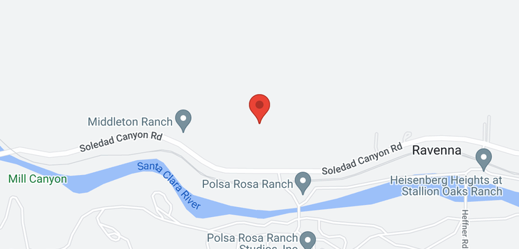 map of Vac/Soledad Canyon Rd/Vic Rave Acton, CA 93510